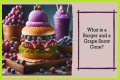 Delightful Pairing: The Hamburger And A Grape Snow Cone