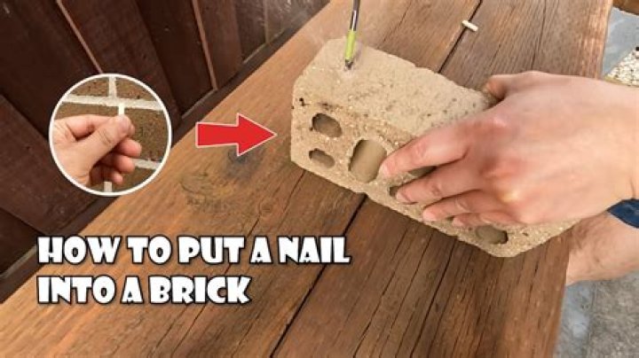 Can you put nails in Brick?