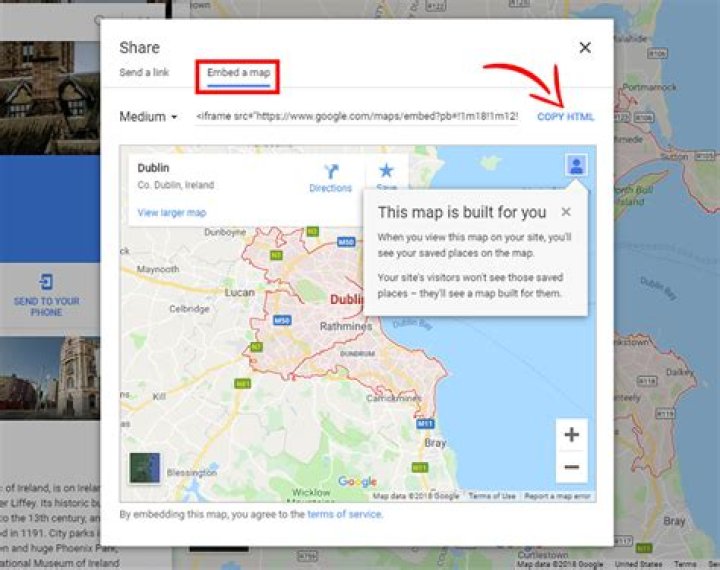 How do I get an iFrame from Google Maps?