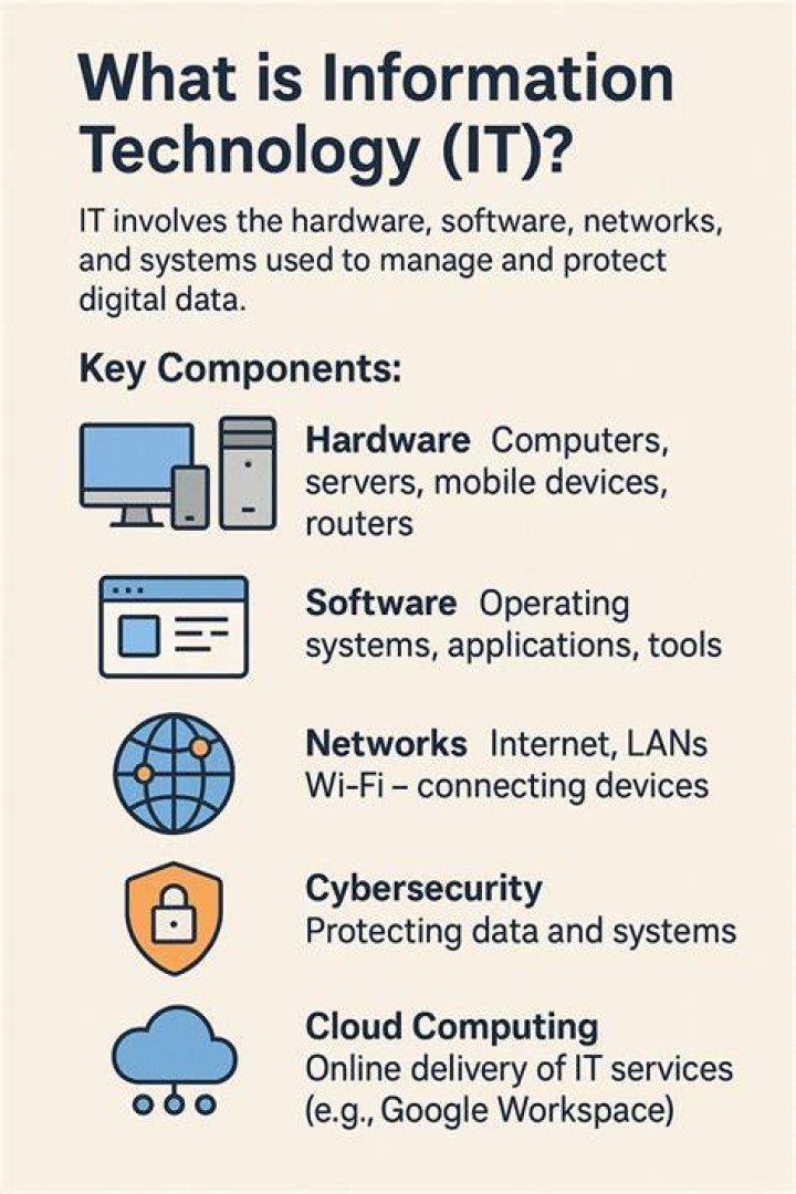 What is Information Technology example?
