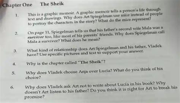 Why is the chapter called the sheik?